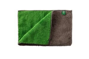 ⁦فوطة سيارة للتنظيف الجاف رمادي واخضر DRY CLEANING CAR TOWEL, GREY-GREEN⁩ - الصورة ⁦3⁩