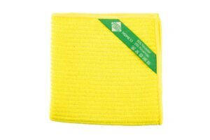 ⁦فوطة الامتصاص اللون اصفر صغير RIBBED CORDED FIBER, YELLOW⁩ - الصورة ⁦2⁩