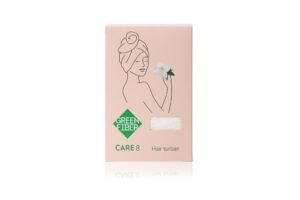 ⁦تربان شعر ، حليبي-أبيض CARE 8 HAIR TURBAN, MILKY-WHITE⁩ - الصورة ⁦3⁩